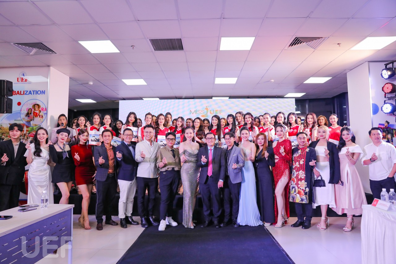 Vòng Bán kết Miss UEF 2022 đã quy tụ Hoa hậu, Á khôi các đấu trường nhan sắc lớn, chuyên gia đào tạo trình diễn, các đơn vị tài trợ cùng lãnh đạo và đông đảo sinh viên toàn trường. Vòng Bán kết Miss UEF 2022 đã quy tụ Hoa hậu, Á khôi các đấu trường nhan sắc lớn, chuyên gia đào tạo trình diễn, các đơn vị tài trợ cùng lãnh đạo và đông đảo sinh viên toàn trường.