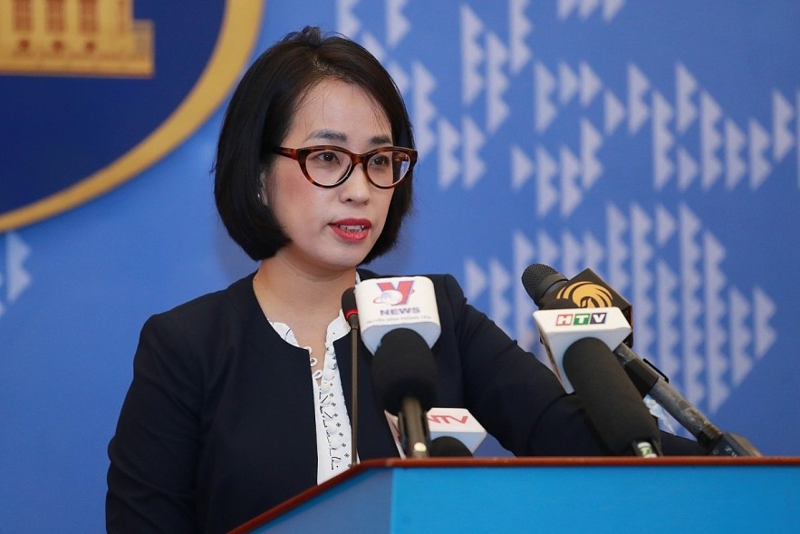 Spokeswoman of the Ministry of Foreign Affairs Pham Thu Hang. Spokeswoman of the Ministry of Foreign Affairs Pham Thu Hang.
