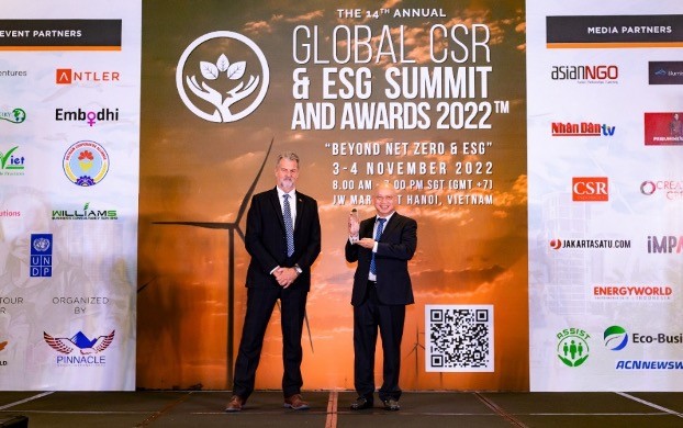 Doanh nghiệp Việt được trao giải viết về phát triển bền vững trong hội nghị CSR & ESG toàn cầu 2022 Doanh nghiệp Việt được trao giải viết về phát triển bền vững trong hội nghị CSR & ESG toàn cầu 2022