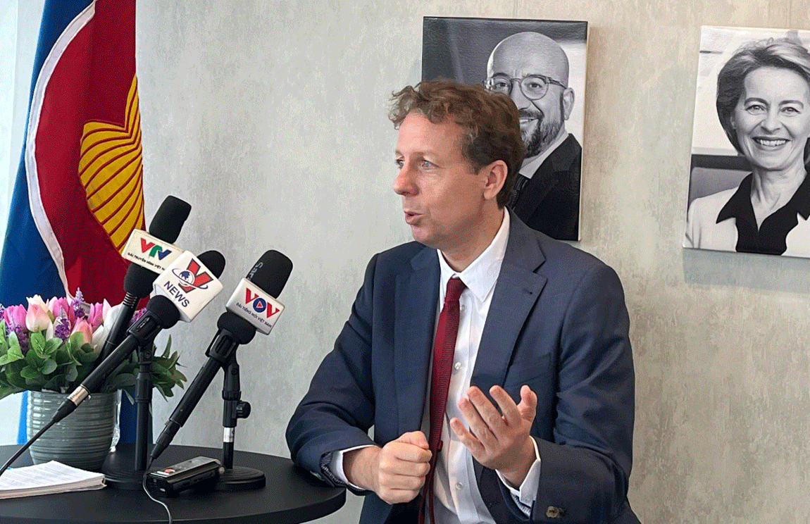 Head of the European Union (EU) Delegation to ASEAN Ambassador Igor Driesmans. Head of the European Union (EU) Delegation to ASEAN Ambassador Igor Driesmans.