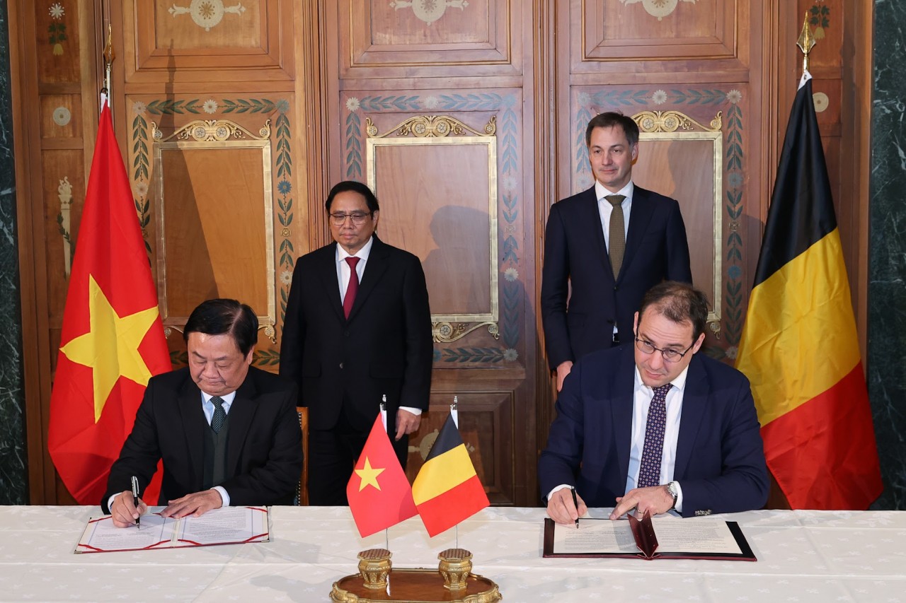 Việt Nam - Bỉ đẩy mạnh quan hệ Đối tác chiến lược về nông nghiệp, hợp tác đầu tư, thương mại Việt Nam - Bỉ đẩy mạnh quan hệ Đối tác chiến lược về nông nghiệp, hợp tác đầu tư, thương mại
