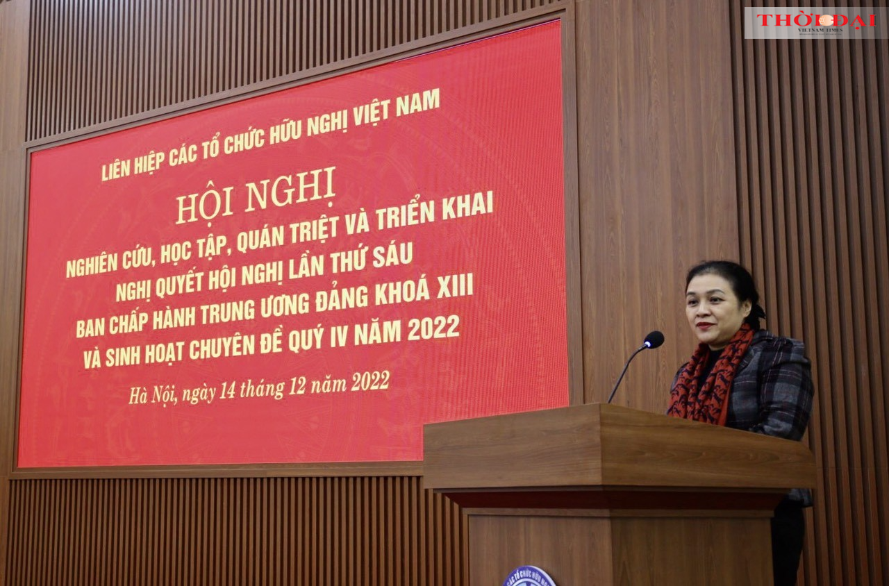 Chủ tịch Liên hiệp các tổ chức hữu nghị Việt Nam Nguyễn Phương Nga phát biểu tại hội nghị (Ảnh: Hải An). Chủ tịch Liên hiệp các tổ chức hữu nghị Việt Nam Nguyễn Phương Nga phát biểu tại hội nghị (Ảnh: Hải An).
