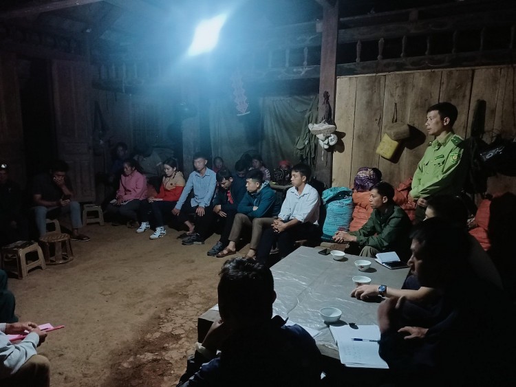 Kiểm lâm Mường Nhé tăng cường phòng chống cháy rừng Kiểm lâm Mường Nhé tăng cường phòng chống cháy rừng