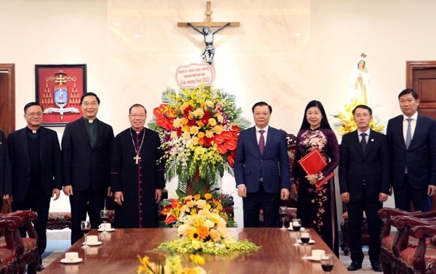 Bí thư Thành ủy Hà Nội chúc mừng Giáng sinh Tòa Tổng giám mục Hà Nội Bí thư Thành ủy Hà Nội chúc mừng Giáng sinh Tòa Tổng giám mục Hà Nội
