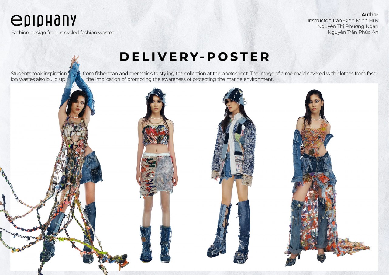 Exhibition poster of Vietnamese Fashion Students Celebrate the Art of