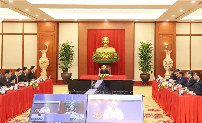 Tổng Bí thư Nguyễn Phú Trọng điện đàm với Bí thư thứ nhất Đảng Cộng sản Cuba, Chủ tịch nước Cộng hòa Cuba Tổng Bí thư Nguyễn Phú Trọng điện đàm với Bí thư thứ nhất Đảng Cộng sản Cuba, Chủ tịch nước Cộng hòa Cuba