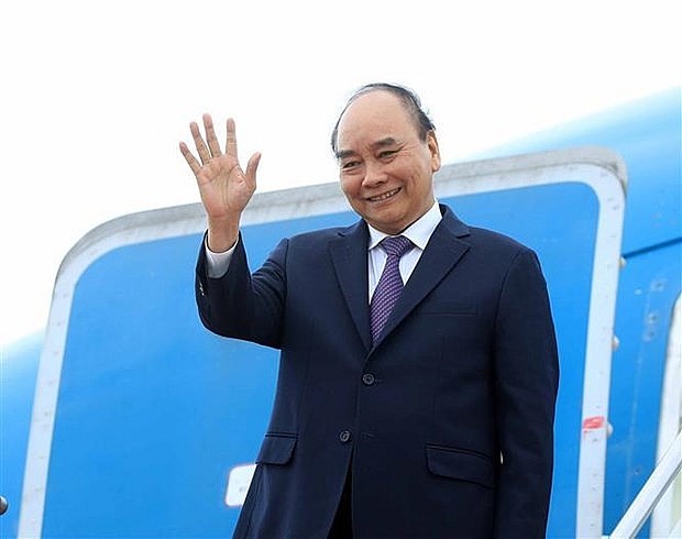 President Nguyen Xuan Phuc at the Soekarno-Hatta International Airport in Jakarta, Indonesia (Photo: VNA) President Nguyen Xuan Phuc at the Soekarno-Hatta International Airport in Jakarta, Indonesia (Photo: VNA)