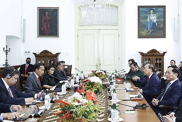 At the talks between the two Presidents. Photo: VGP At the talks between the two Presidents. Photo: VGP