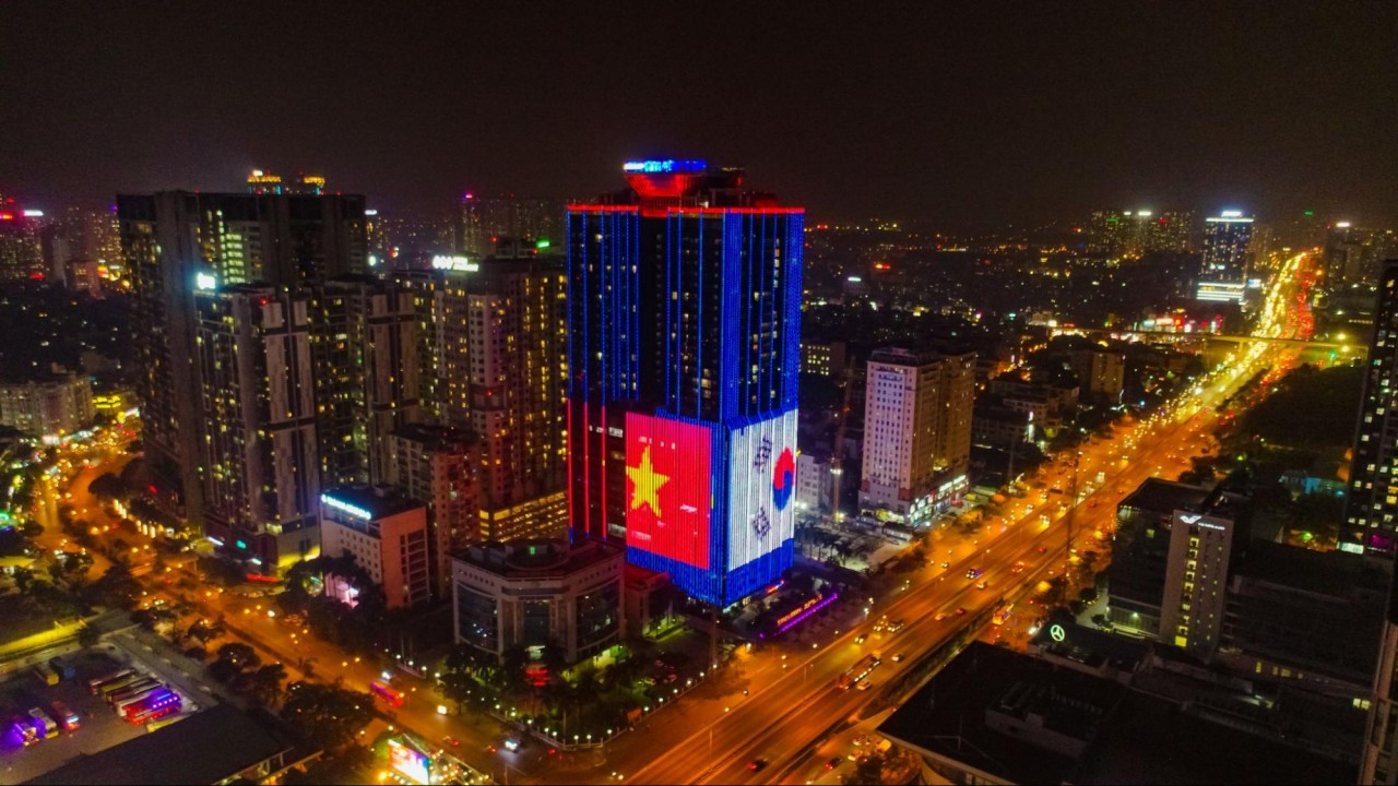 Hà Nội - Seoul rực sáng trong tối kỷ niệm 30 năm quan hệ ngoại giao Việt - Hàn. Hà Nội - Seoul rực sáng trong tối kỷ niệm 30 năm quan hệ ngoại giao Việt - Hàn