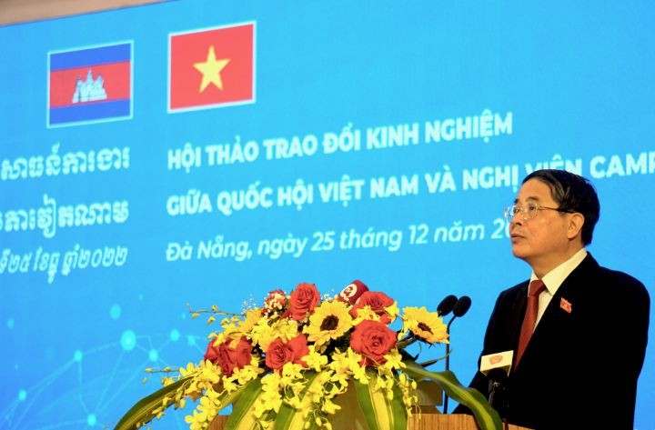 Vietnamese NA Vice Chairman Nguyen Duc Hai speaks at the workshop. Photo: Vietnamnet Vietnamese NA Vice Chairman Nguyen Duc Hai speaks at the workshop. Photo: Vietnamnet