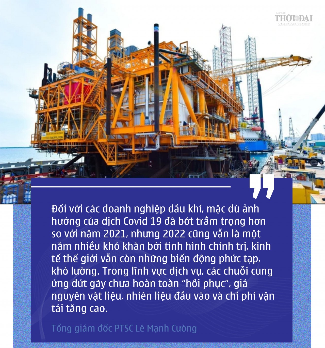 Tổng giám đốc PTSC Lê Mạnh Cường: Luôn tìm kiếm giải pháp mới để giữ trọn niềm tin của khách hàng Tổng giám đốc PTSC Lê Mạnh Cường: Luôn tìm kiếm giải pháp mới để giữ trọn niềm tin của khách hàng