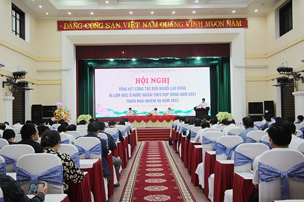 Năm 2022, Nghệ An đưa hơn 24 nghìn người lao động đi làm việc ở nước ngoài theo hợp đồng Năm 2022, Nghệ An đưa hơn 24 nghìn người lao động đi làm việc ở nước ngoài theo hợp đồng