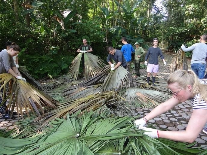 International visitors participate in activities at Thai Hai village (Photo: thaihai.vn). International visitors participate in activities at Thai Hai village (Photo: thaihai.vn).