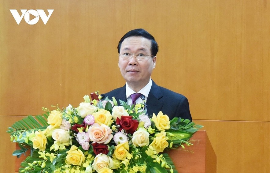 Vo Van Thuong, Politburo member and permanent member of the Party Central Committee’s Secretariat, requests a breakthrough to be made in the fight corruption in 2023. Vo Van Thuong, Politburo member and permanent member of the Party Central Committee’s Secretariat, requests a breakthrough to be made in the fight corruption in 2023.