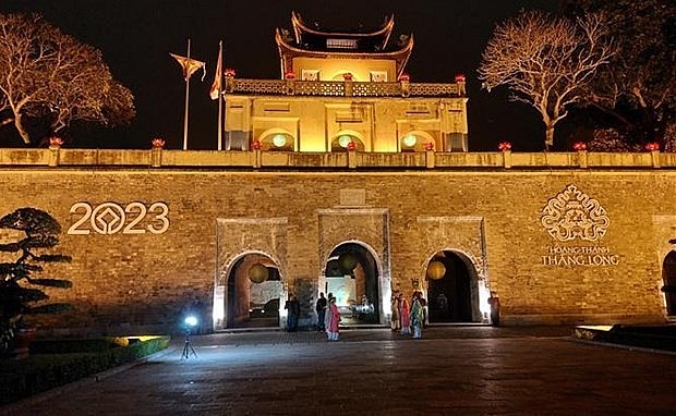The citadel at night. Photo: VNA The citadel at night. Photo: VNA