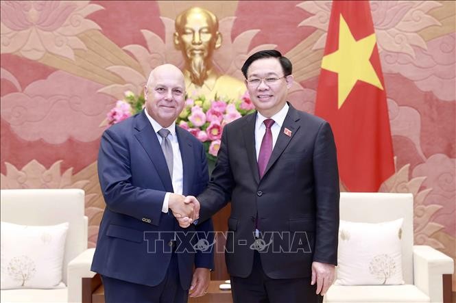 Chủ tịch Quốc hội Vương Đình Huệ tiếp Bộ trưởng bang Victoria của Australia Chủ tịch Quốc hội Vương Đình Huệ tiếp Bộ trưởng bang Victoria của Australia