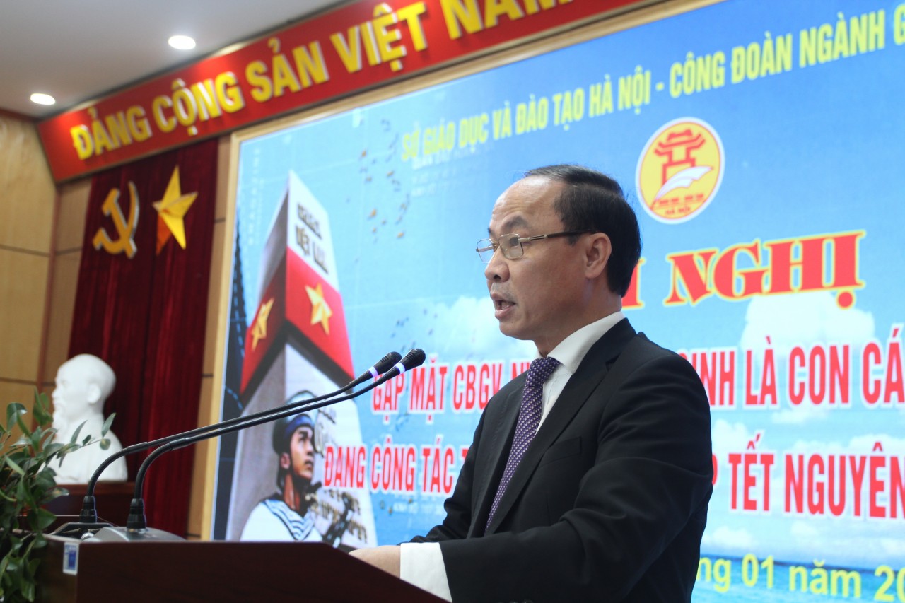 Phó Giám đốc Sở GDĐT Hà Nội Nguyễn Quang Tuấn phát biểu tại Hội nghị. Phó Giám đốc Sở GDĐT Hà Nội Nguyễn Quang Tuấn phát biểu tại Hội nghị.