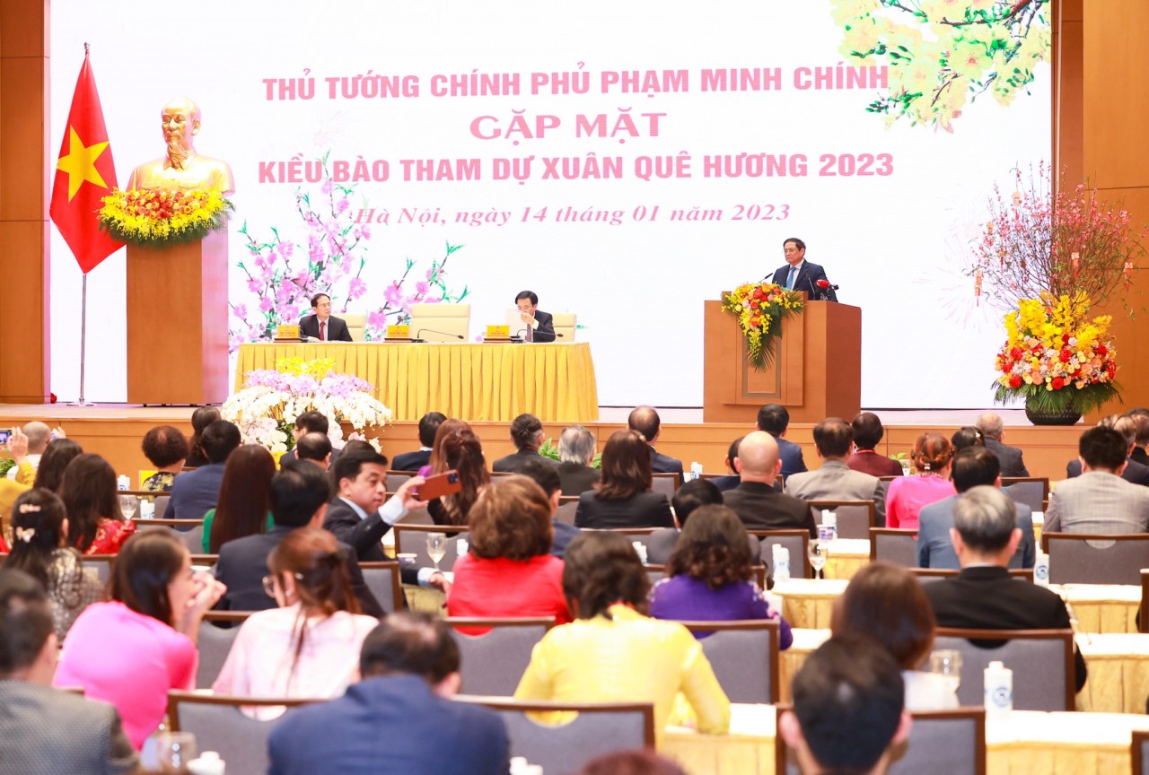 Thủ tướng Phạm Minh Chính: Chính phủ thấu hiểu tấm lòng, ước nguyện của bà con kiều bào Thủ tướng Phạm Minh Chính: Chính phủ thấu hiểu tấm lòng, ước nguyện của bà con kiều bào