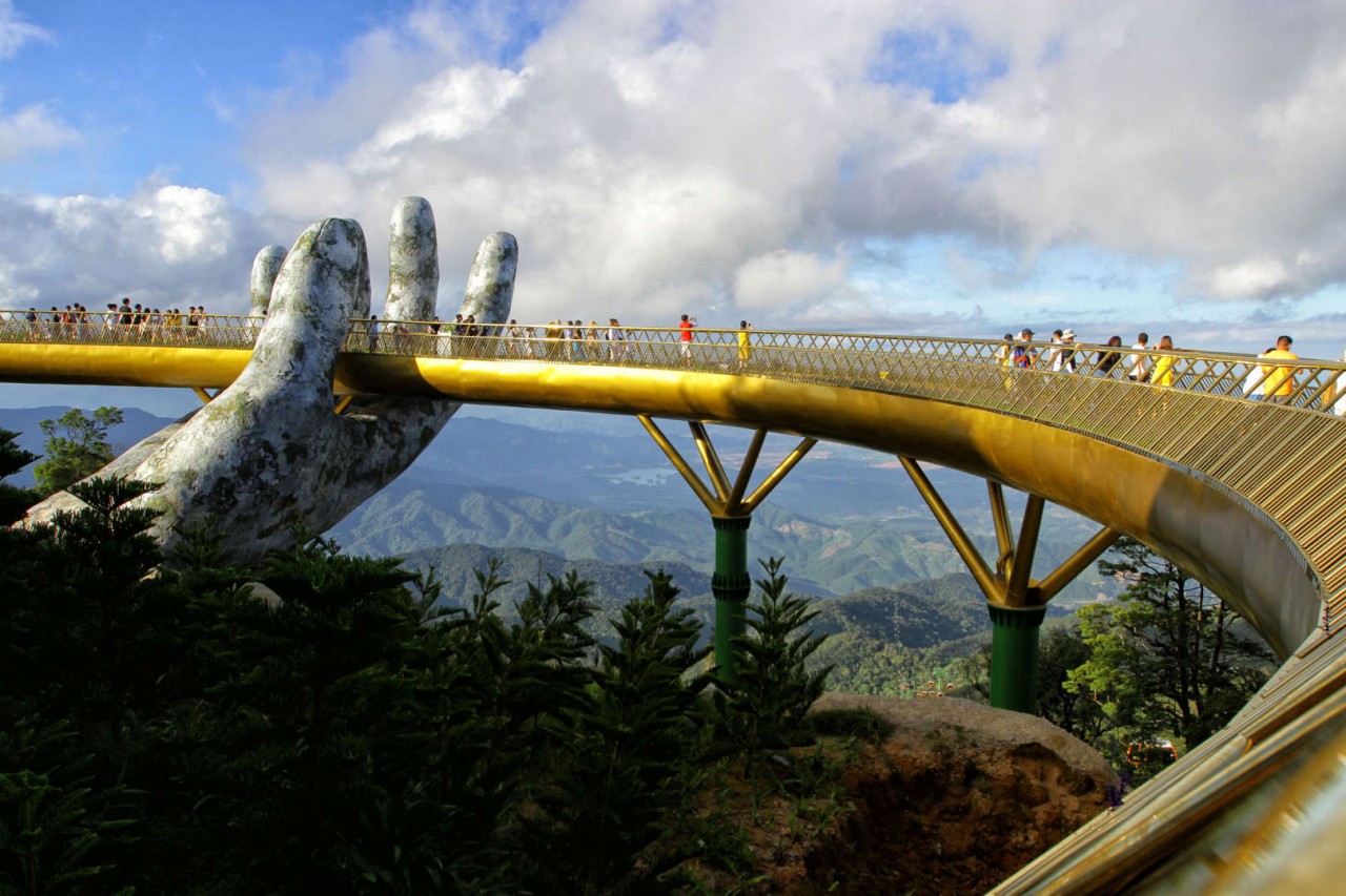 Cầu Vàng Đà Nẵng (Ảnh: LINH PHAM/Getty Images). Cầu Vàng Đà Nẵng (Ảnh: LINH PHAM/Getty Images).