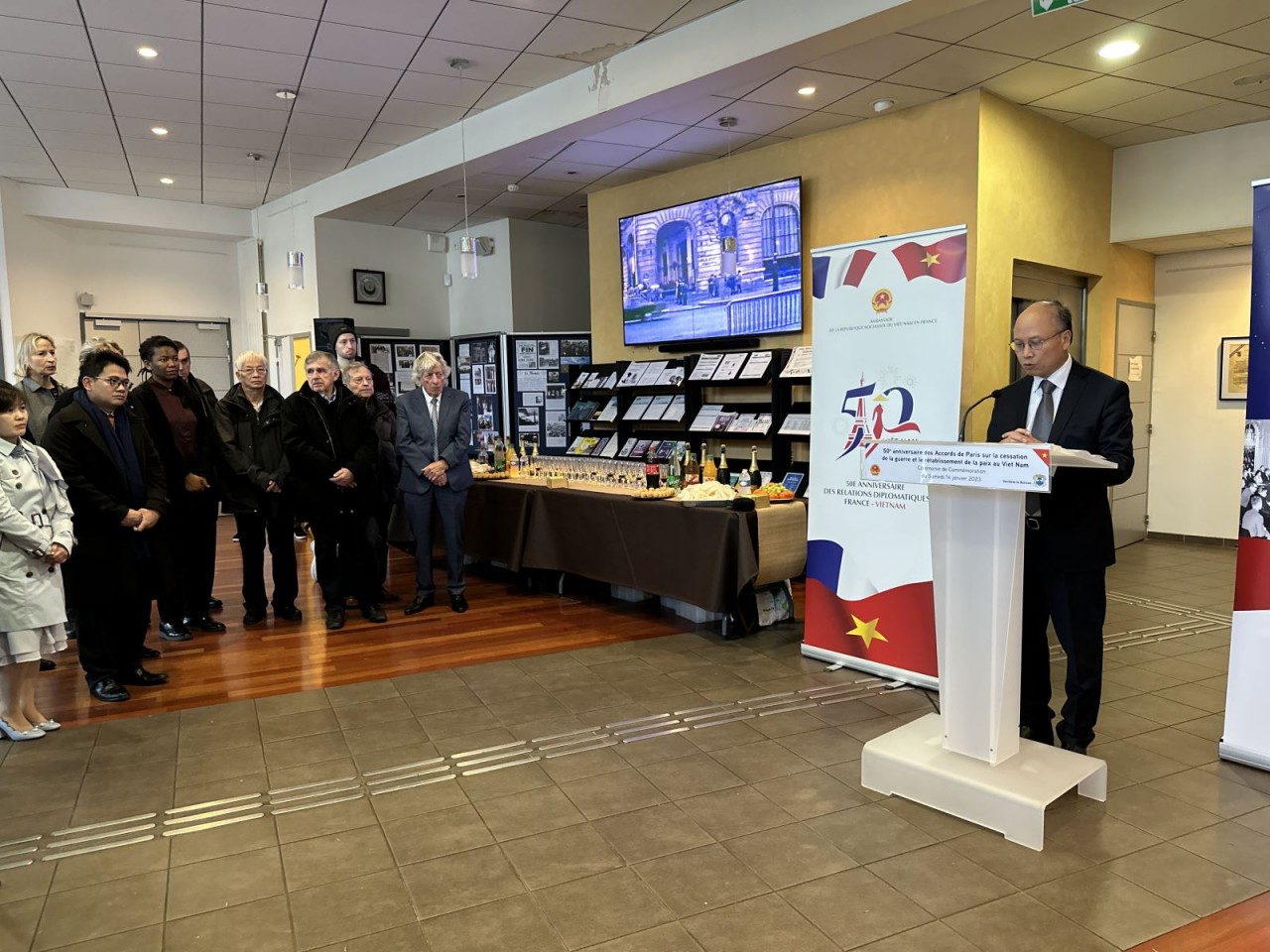 Anniversary of Paris Peace Accords Celebrated in French City Anniversary of Paris Peace Accords Celebrated in French City