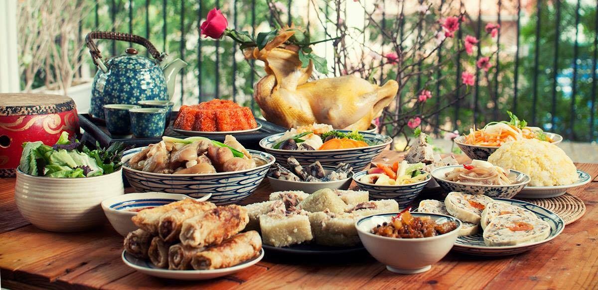 Mâm cơm tất niên truyền thống của người Hà Nội Mâm cơm tất niên truyền thống của người Hà Nội