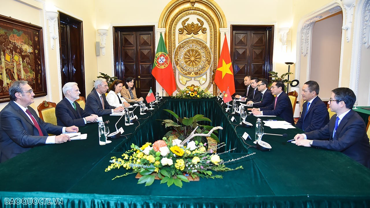 At the talks. Photo: baoquocte.vn At the talks. Photo: baoquocte.vn
