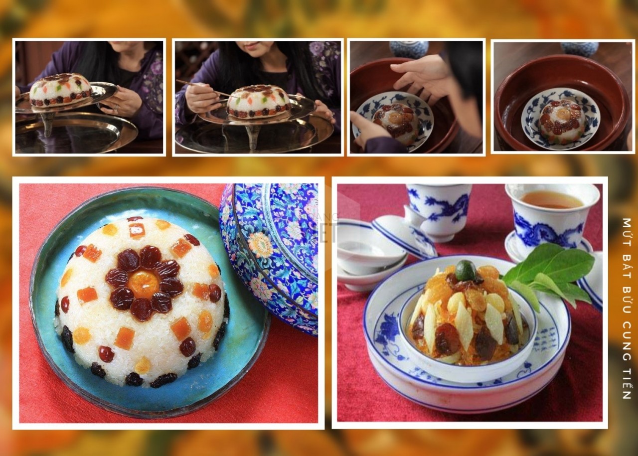Mut bat bao/Eight kinds of fruit preserves with sticly rice. Source: Hoang Viet Mut bat bao/Eight kinds of fruit preserves with sticly rice. Source: Hoang Viet