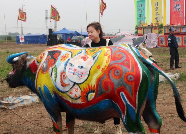 Hội thi vẽ trang trí trâu Lễ hội Tịch điền Đọi Sơn 2023 Hội thi vẽ trang trí trâu Lễ hội Tịch điền Đọi Sơn 2023