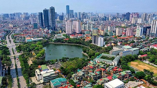 An aerial view of Hanoi capital. Photo: VNA An aerial view of Hanoi capital. Photo: VNA