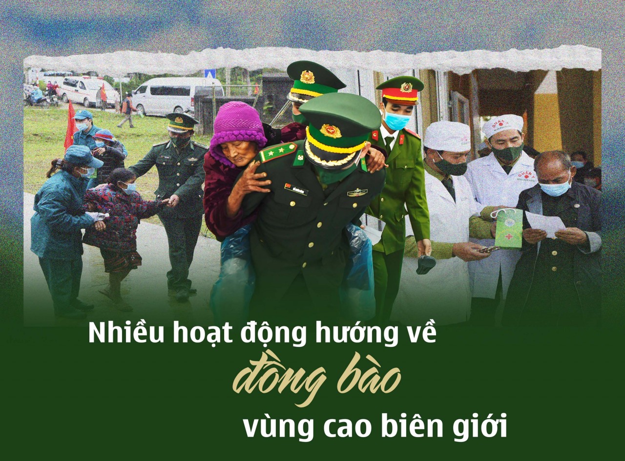 Xuân đã về trên biên cương: Để đồng bào có cái Tết ấm no Xuân đã về trên biên cương: Để đồng bào có cái Tết ấm no