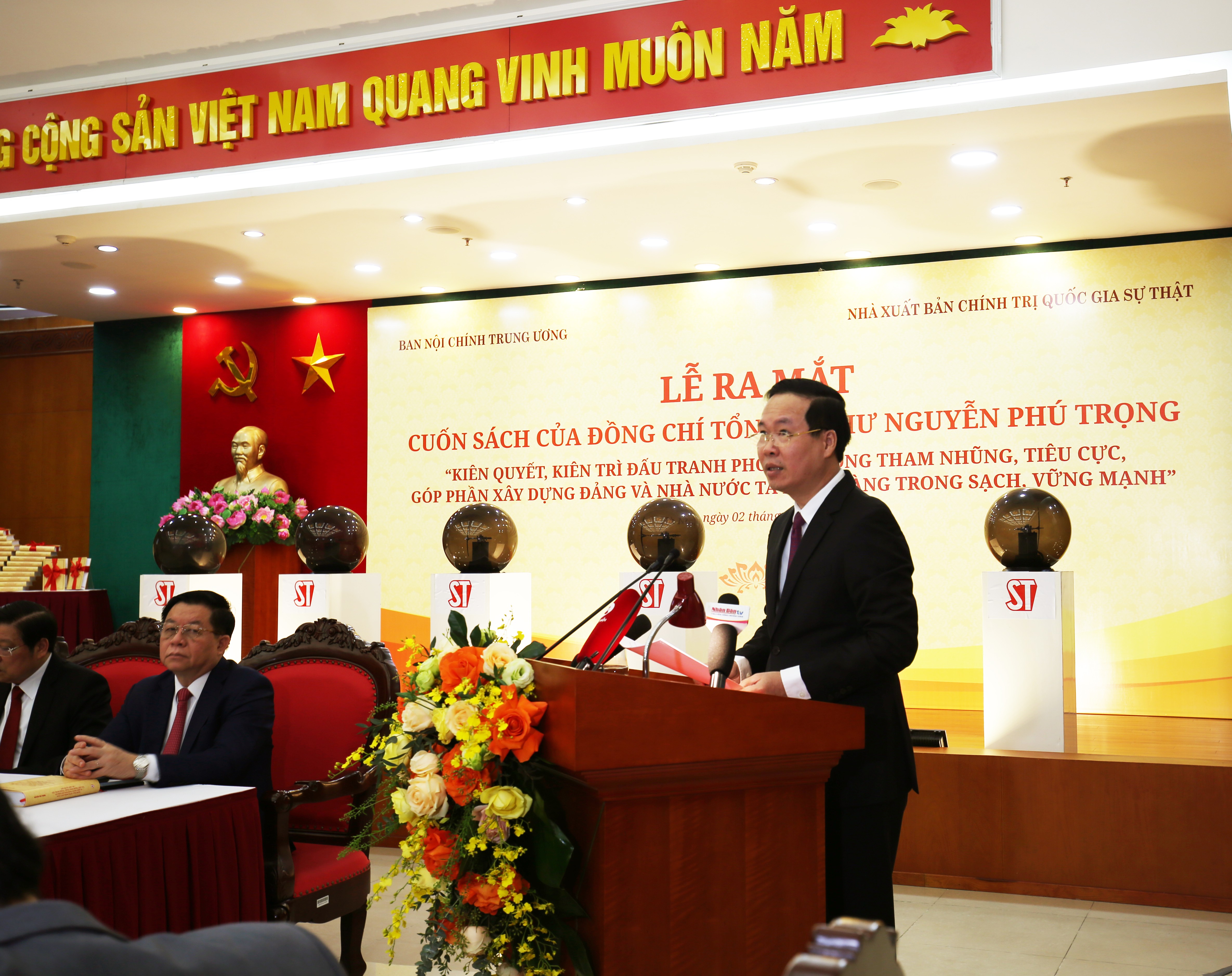 Ra mắt sách của Tổng Bí thư Nguyễn Phú Trọng về phòng, chống tham nhũng, tiêu cực Ra mắt sách của Tổng Bí thư Nguyễn Phú Trọng về phòng, chống tham nhũng, tiêu cực