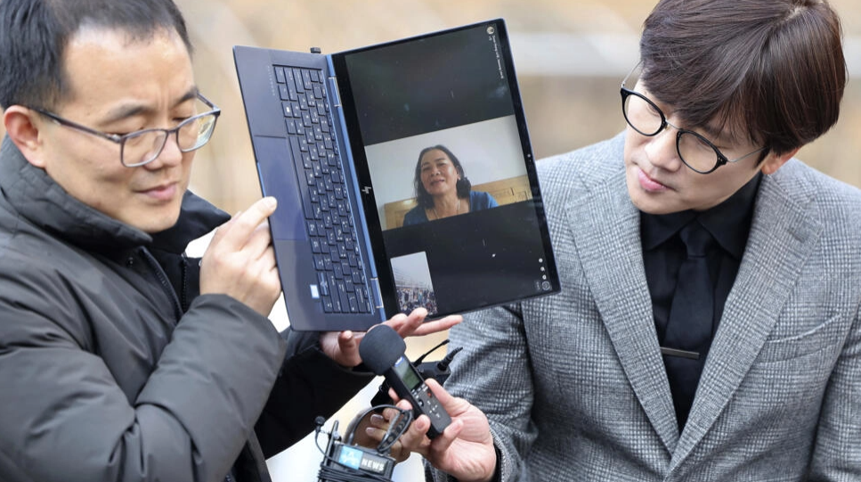 Bà Nguyễn Thị Thanh chia sẻ trong một video clip do các luật sư Hàn Quốc của bà phân phối Bà Nguyễn Thị Thanh chia sẻ trong một video clip do các luật sư Hàn Quốc của bà phân phối