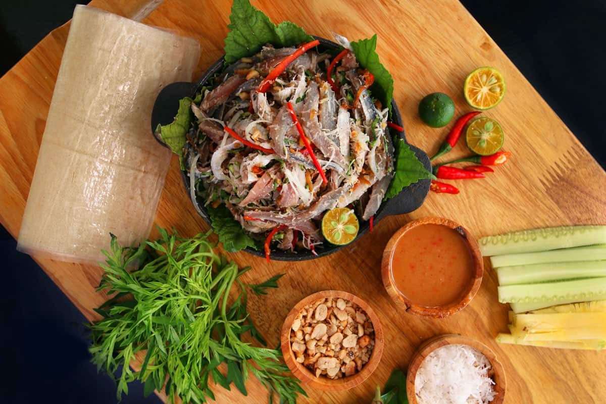 Herring salad. Photo: Thien Thanh Restaurant/Facebook Herring salad. Photo: Thien Thanh Restaurant/Facebook