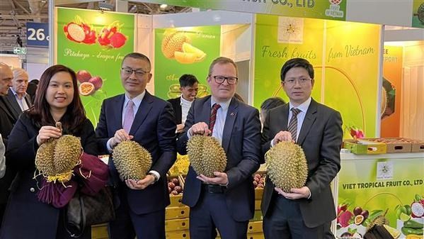 Vietnamese Fruits Attract Attention at Exhibition in Berlin Vietnamese Fruits Attract Attention at Exhibition in Berlin