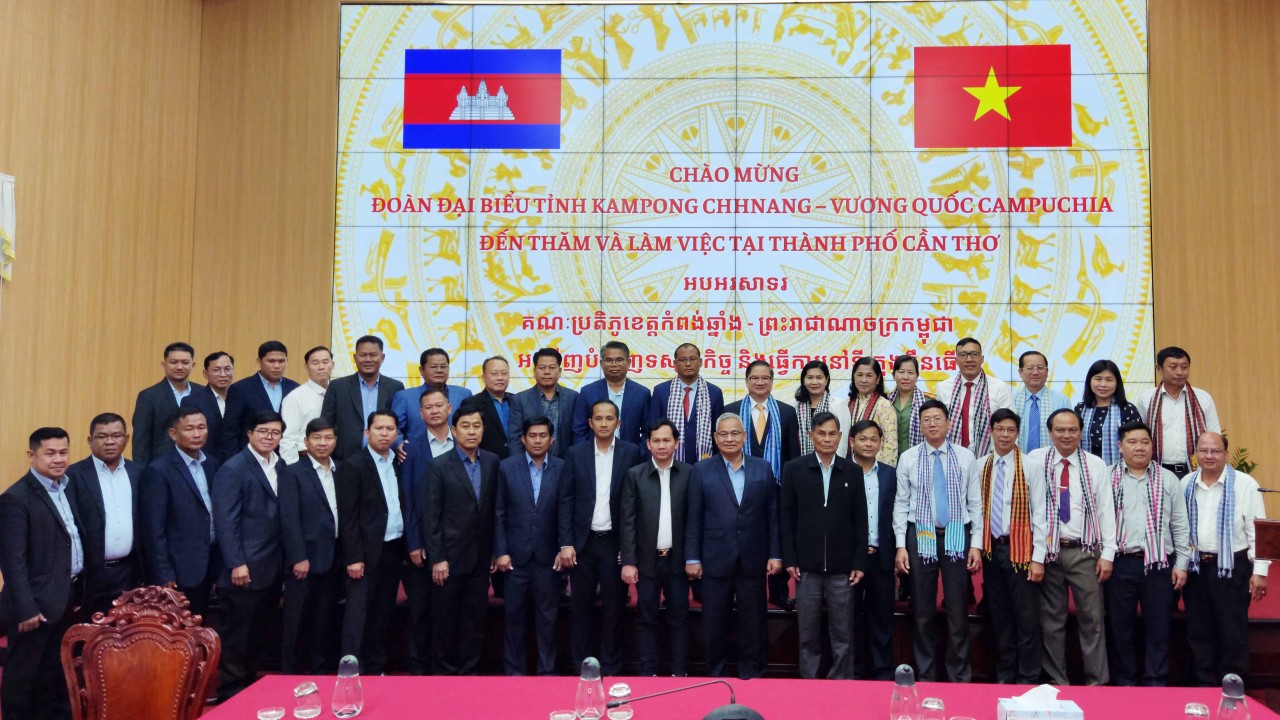 Cần Thơ tiếp tục quan tâm thúc đẩy hợp tác với tỉnh Kompong Chhnang, Campuchia Cần Thơ tiếp tục quan tâm thúc đẩy hợp tác với tỉnh Kompong Chhnang, Campuchia