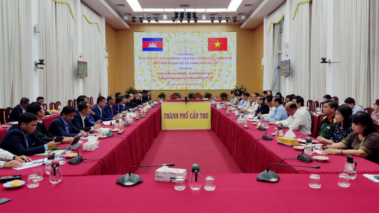 Cần Thơ tiếp tục quan tâm thúc đẩy hợp tác với tỉnh Kompong Chhnang, Campuchia Cần Thơ tiếp tục quan tâm thúc đẩy hợp tác với tỉnh Kompong Chhnang, Campuchia