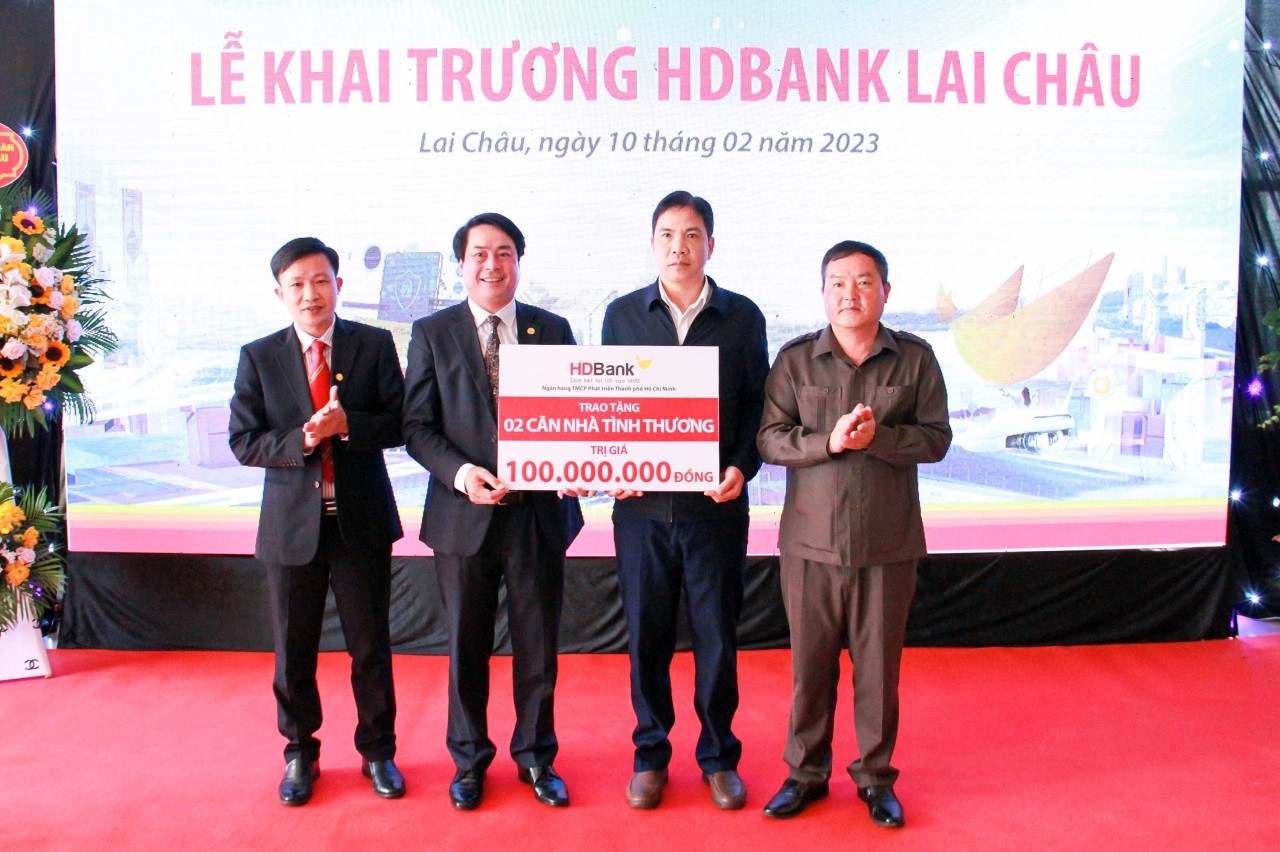 Mở chi nhánh mới hiện đại, HDBank tiếp thêm nguồn lực cho kinh tế Lai Châu Mở chi nhánh mới hiện đại, HDBank tiếp thêm nguồn lực cho kinh tế Lai Châu