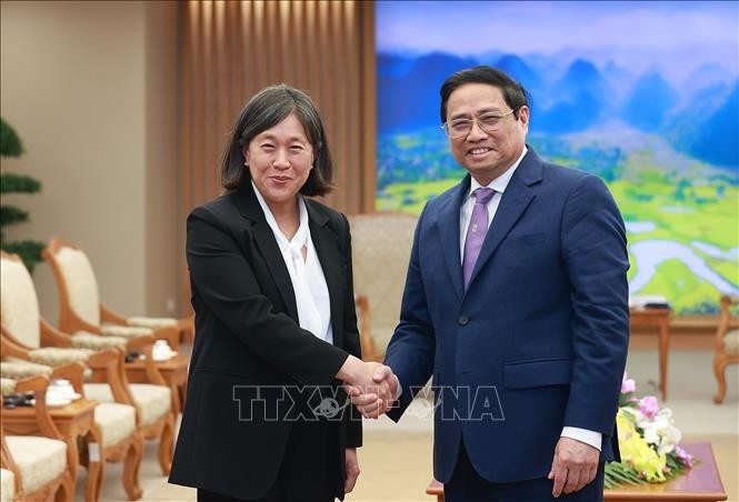 Thủ tướng Phạm Minh Chính tiếp Đại diện Thương mại Hoa Kỳ Katherine Tai Thủ tướng Phạm Minh Chính tiếp Đại diện Thương mại Hoa Kỳ Katherine Tai