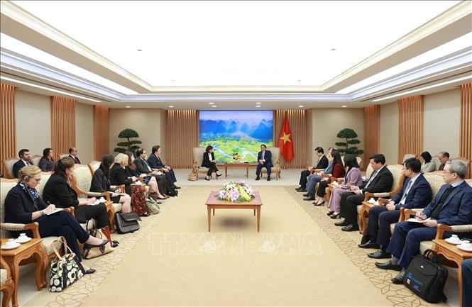 Thủ tướng Phạm Minh Chính tiếp Đại diện Thương mại Hoa Kỳ Katherine Tai Thủ tướng Phạm Minh Chính tiếp Đại diện Thương mại Hoa Kỳ Katherine Tai