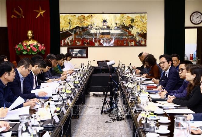 Họp triển khai nhiệm vụ Việt Nam đảm nhiệm vai trò thành viên Hội đồng Nhân quyền Liên hợp quốc Họp triển khai nhiệm vụ Việt Nam đảm nhiệm vai trò thành viên Hội đồng Nhân quyền Liên hợp quốc