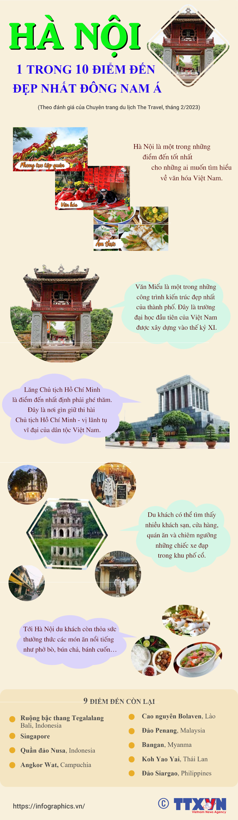 Hà Nội là 1 trong 10 điểm đến đẹp nhất Đông Nam Á Hà Nội là 1 trong 10 điểm đến đẹp nhất Đông Nam Á