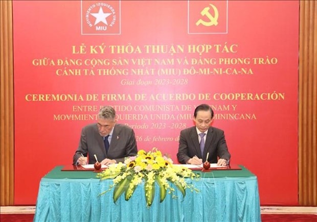 Vietnam, Dominican Republic's Parties Beef up Cooperation Vietnam, Dominican Republic's Parties Beef up Cooperation