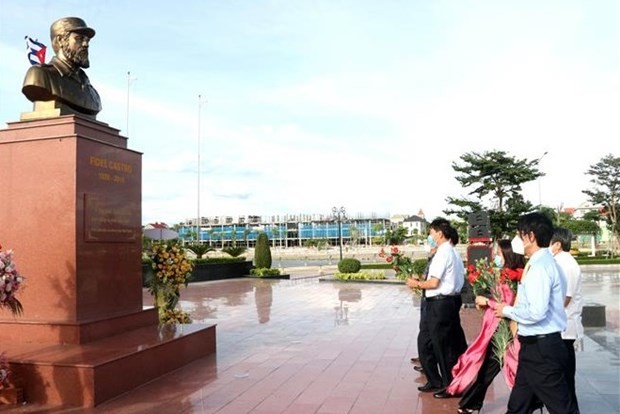 At the Fidel Castro Park in the central province of Quang Tri. Photo: VNA At the Fidel Castro Park in the central province of Quang Tri. Photo: VNA