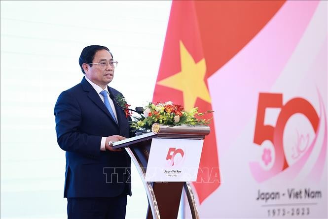 Thủ tướng: Thúc đẩy quan hệ đối tác chiến lược tin cậy, thân thiết Việt Nam - Nhật Bản Thủ tướng: Thúc đẩy quan hệ đối tác chiến lược tin cậy, thân thiết Việt Nam - Nhật Bản