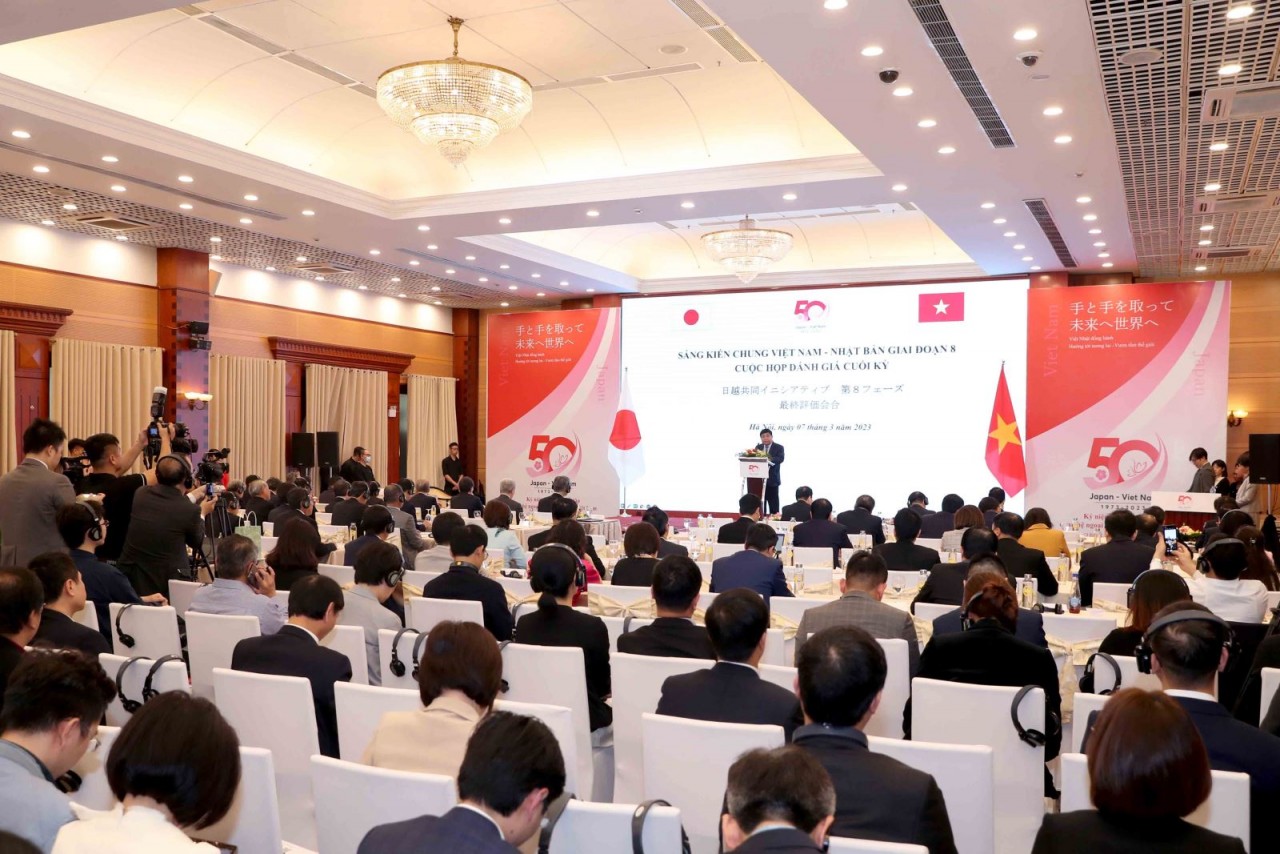 Hội thảo Kinh tế cấp cao Kỷ niệm 50 năm quan hệ ngoại giao giữa Việt Nam và Nhật Bản diễn ra ngày 07/3/2023, tại Hà Nội (Ảnh: Hội thảo Kinh tế cấp cao Kỷ niệm 50 năm quan hệ ngoại giao giữa Việt Nam và Nhật Bản diễn ra ngày 07/3/2023, tại Hà Nội (Ảnh: