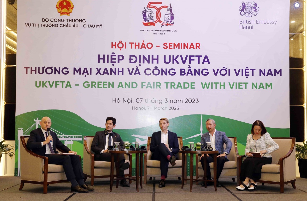 Tận dụng UKVFTA để thúc đẩy thương mại xanh và công bằng giữa Việt Nam - Anh Tận dụng UKVFTA để thúc đẩy thương mại xanh và công bằng giữa Việt Nam - Anh