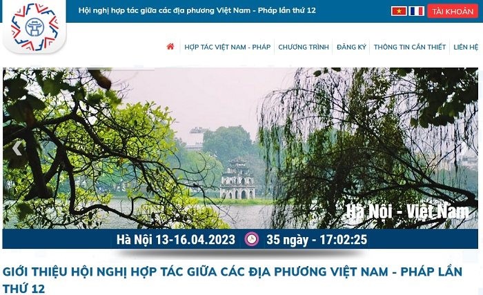 Hà Nội tuyên truyền hội nghị hợp tác giữa các địa phương của Việt Nam và Pháp lần thứ 12 Hà Nội tuyên truyền hội nghị hợp tác giữa các địa phương của Việt Nam và Pháp lần thứ 12