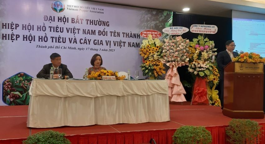 Đổi tên VPA thành Hiệp hội Hồ tiêu và Cây gia vị Việt Nam Đổi tên VPA thành Hiệp hội Hồ tiêu và Cây gia vị Việt Nam