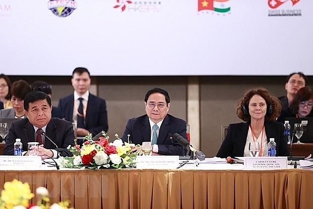 PM Pham Minh Chinh speaks at the forum (Photo: VNA) PM Pham Minh Chinh speaks at the forum (Photo: VNA)