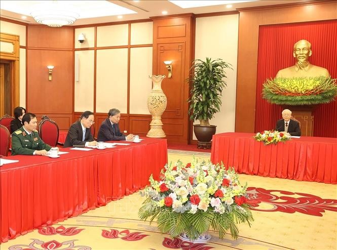 Tổng Bí thư Nguyễn Phú Trọng điện đàm cấp cao với Tổng thống Hoa Kỳ Joe Biden Tổng Bí thư Nguyễn Phú Trọng điện đàm cấp cao với Tổng thống Hoa Kỳ Joe Biden